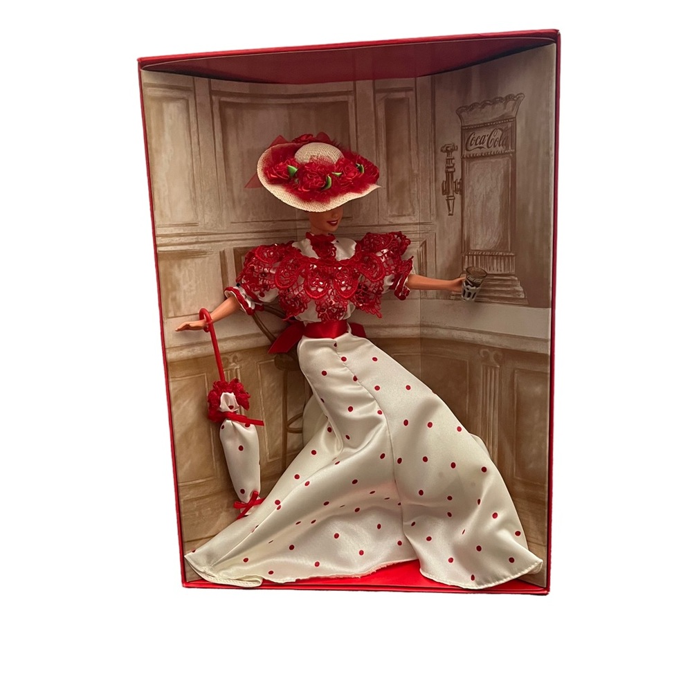 Vintage Mattel Barbie Soda Fountain Sweetheart Coca Cola Doll - Picture 5 of 7